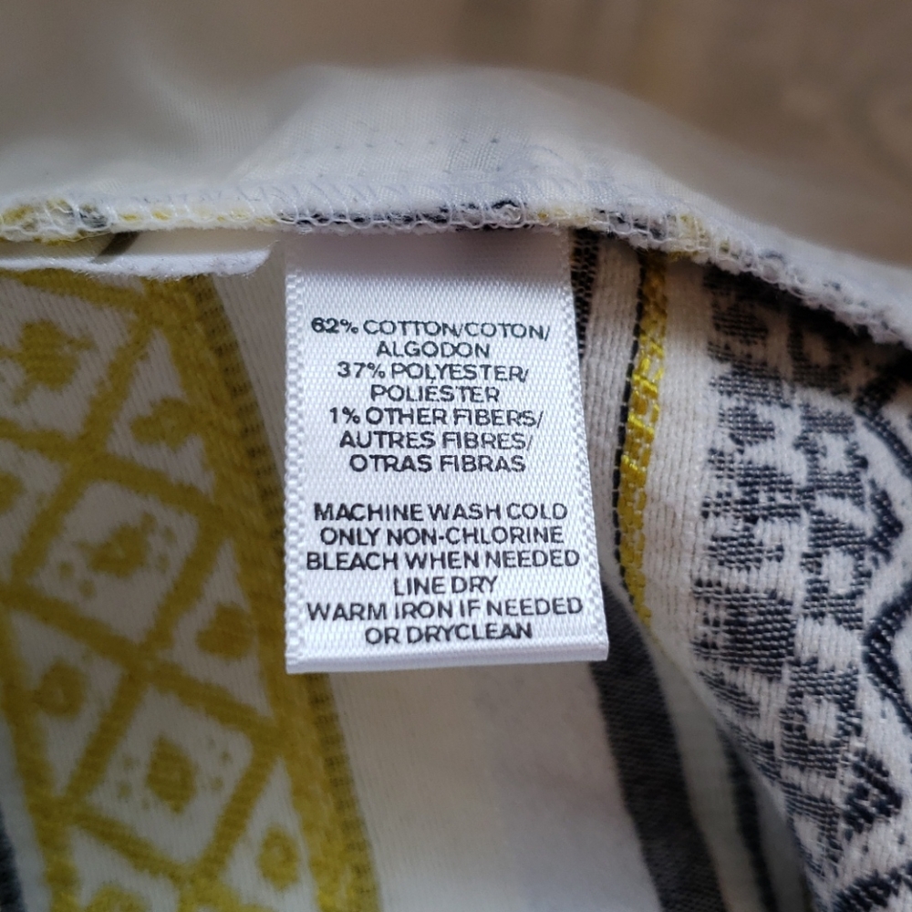 LOFT The Riviera Short boho yellow pattern - Picture 6 of 6